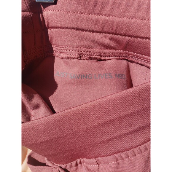 FIGS Technical Collection Zamora Jogger Mauve Women's Scrubs Pants Medium Petite - Picture 14 of 16